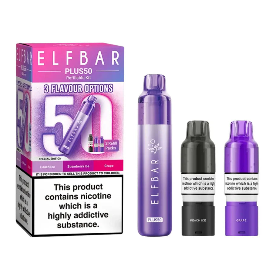 Elf Bar Plus 50 Vape Kit (Box of 5)