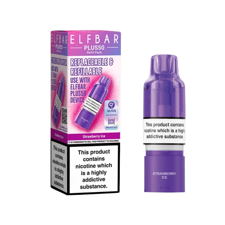 Elf Bar Plus 50 Refill Pods (Box of 5)