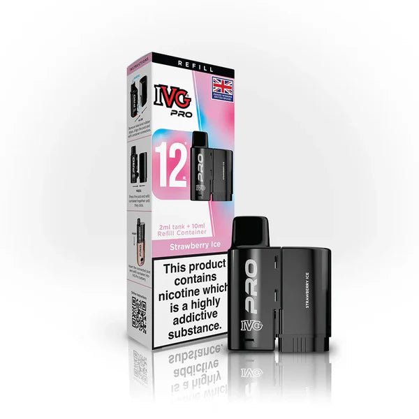 IVG Pro 12 Prefilled Pods, IVG Pro 12 Pods Box of 5, IVG Pro 12 Prefilled Pods Wholesale UK, IVG Pro 12 Flavours, IVG Pro 12 Refill Pods, IVG Pro 12 Compatible Devices, IVG Pro 12 Nicotine Strength