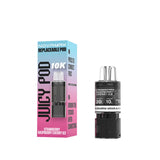Juicy Pod Novamax 10K Replacement Prefilled Pods (Box of 5) TPD compliant disposable vape buy online UK VaperzHub 5