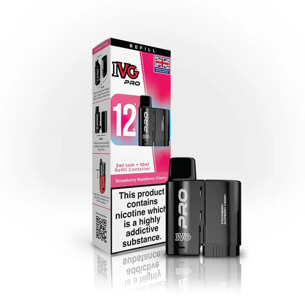 IVG Pro 12 Prefilled Pods, IVG Pro 12 Pods Box of 5, IVG Pro 12 Prefilled Pods Wholesale UK, IVG Pro 12 Flavours, IVG Pro 12 Refill Pods, IVG Pro 12 Compatible Devices, IVG Pro 12 Nicotine Strength
