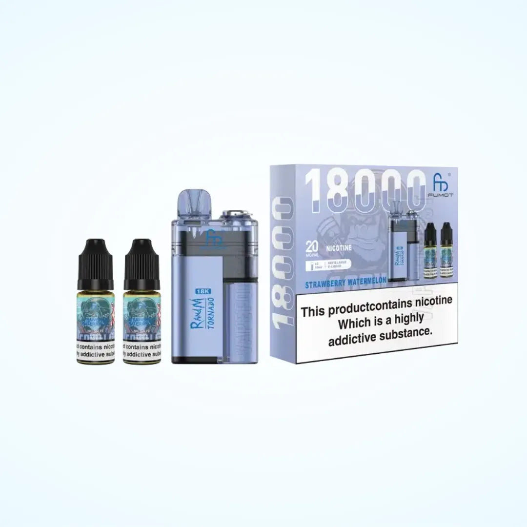 FUMOT RandM Tornado 18k Pod Vape Kit (Box of 5)