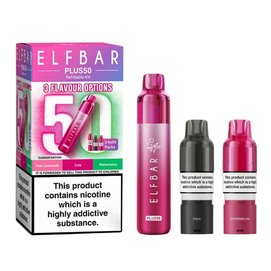Elf Bar Plus 50 Vape Kit (Box of 5)