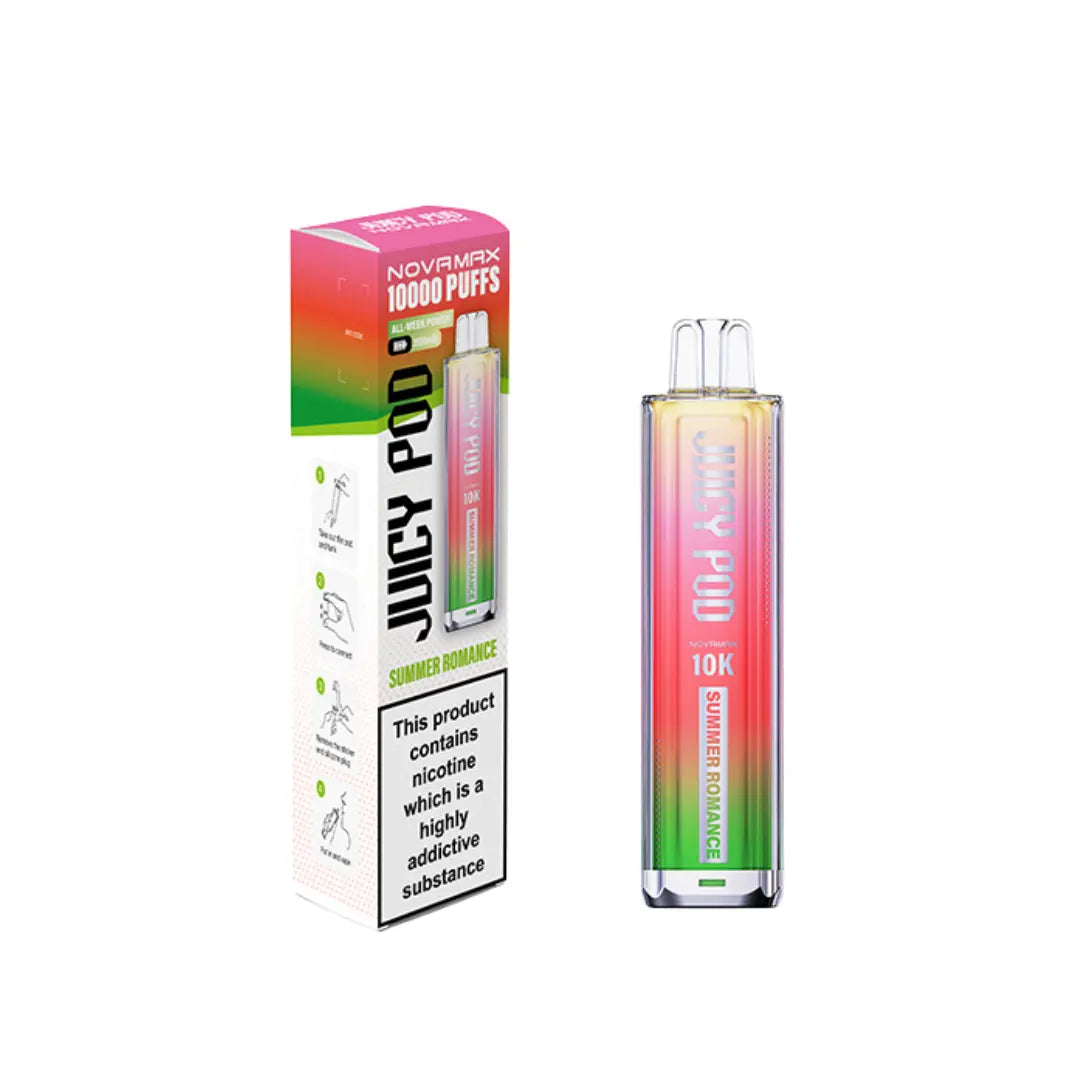 Juicy Pod Novamax 10K Prefilled Pod Vape Kit (Box of 5)