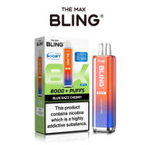 The Crystal Bling Max 8000 Prefilled Vape Kit (Box of 5) TPD compliant disposable vape buy online UK VaperzHub 5