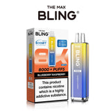 The Crystal Bling Max 8000 Prefilled Vape Kit (Box of 5) 8000 puffs rechargeable vape shop UK