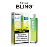 The Crystal Bling Max 8000 Prefilled Vape Kit (Box of 5) TPD compliant disposable vape buy online UK VaperzHub 3