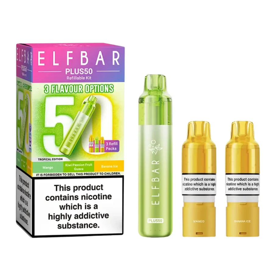 Elf Bar Plus 50 Vape Kit (Box of 5)