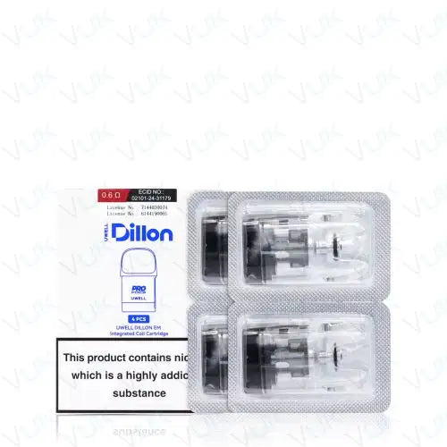 UWELL Dillon-EM Replacement Pod Cartridges (Pack of 4)