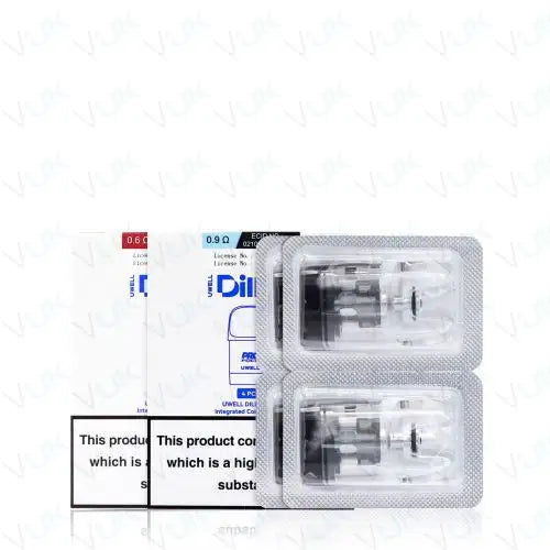 UWELL Dillon-EM Replacement Pod Cartridges (Pack of 4) pod kit UK - VaperzHub