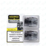 VooPoo Argus E40 Replacement Pod Cartridges Pack of 2 best pod kit UK vape shop UK