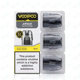 VooPoo Argus Replacement Pod Cartridges Pack of 3 Voopoo pod kit United Kingdom