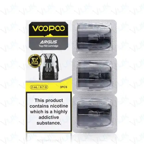 VooPoo Argus Replacement Pod Cartridges Pack of 3