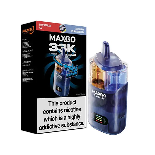 RELX MAXGO Combo 33K Prefilled Vape Kit (Box of 3)