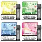 Elf Bar Elfa Pre-Filled Pod Box of 10 3500 puffs disposable vape UK - VaperzHub