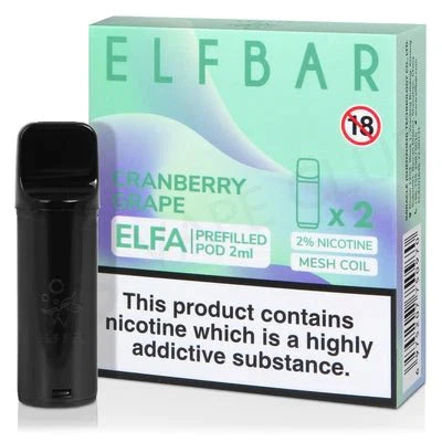 Elf Bar Elfa Pre-Filled Pod Box of 10
