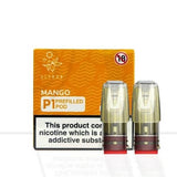 Box of 10 Elf Bar Mate P1 Pods TPD compliant disposable vape buy online UK VaperzHub 1